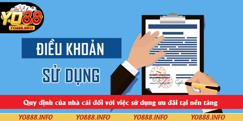 Quy định của nhà cái đối với việc sử dụng ưu đãi tại nền tảng 