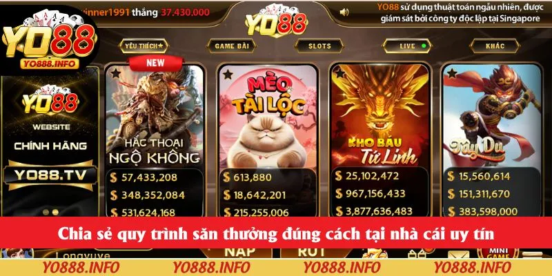 Kho game chất lượng có một không hai của nhà cái Yo88