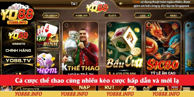 Cá cược thể thao cùng nhiều kèo cược hấp dẫn và mới lạ